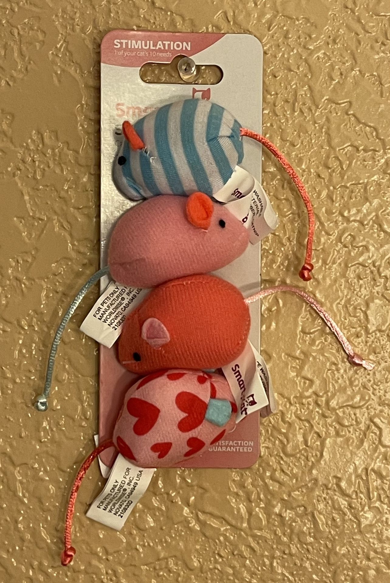 Smarty Kat Skitter Mice 4pk New