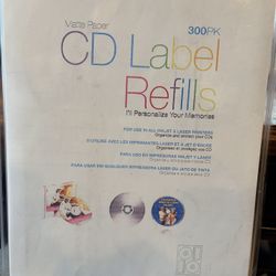 Memorex CD/DVD Label Refill -Matte-300 Count
