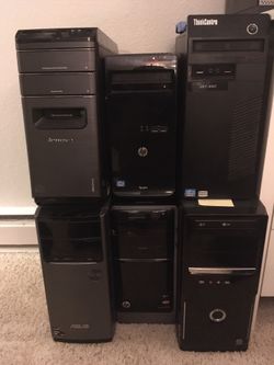 HP PC Desktop Windows 10 Computer Bundle Gaming Photoshop Video Editing Browsing