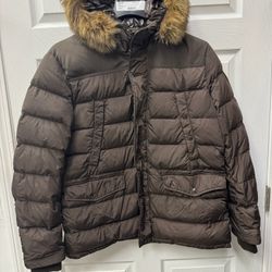 MONCLEAR Puffer jacket Goose Down SZ: 5 / XL BROWN