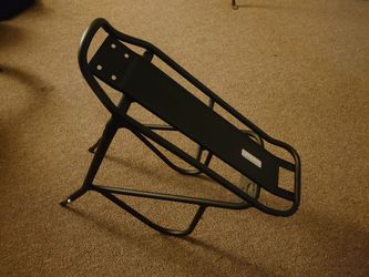 Black Metal Rack Bike Bicycle Cruiser Mountain MTB