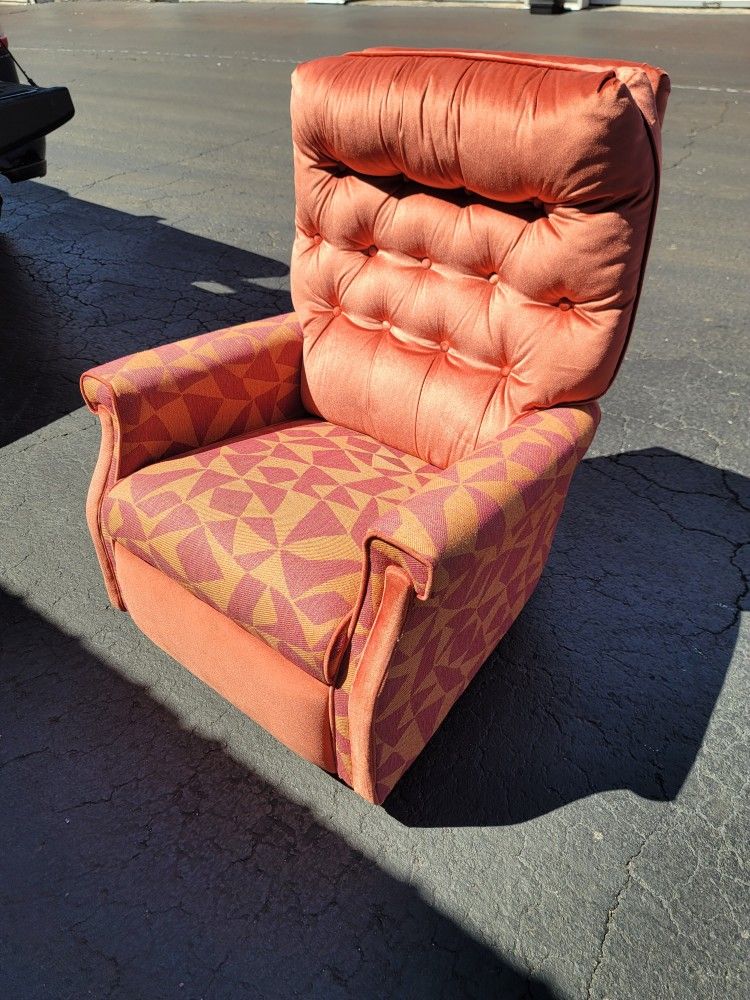 Vintage Lazy Z Boy Rocking Reclining Chair