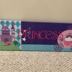 Princess Wall Art Decor 