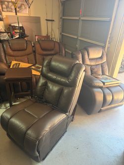 Leather couches Free (used)