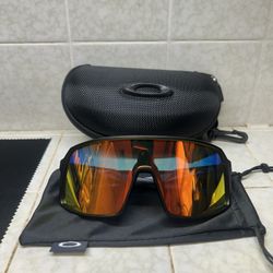 Oakley Sutro, Red, Orange & Yellow, Comes with glasses case, glasses bag, and lens cleaning cloth