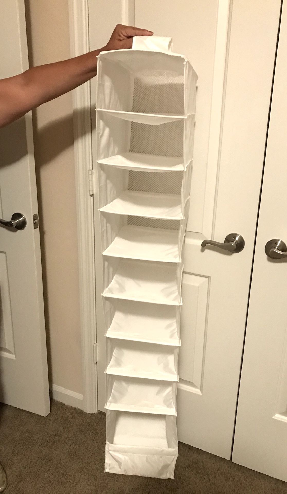 9 Shelf Hanging Closet Organizer (2 Organizers)