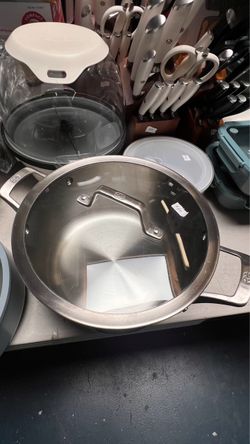 Calphalon Premier Stainless Steel Cookware, 6-Quart Stockpot with Cover