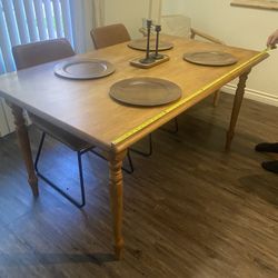 Solid Wood Table 
