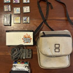 Nintendo DS Plus Case And 9 Games 