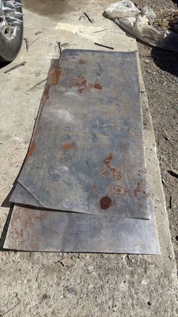Steel Metal Sheets with Surface Rust