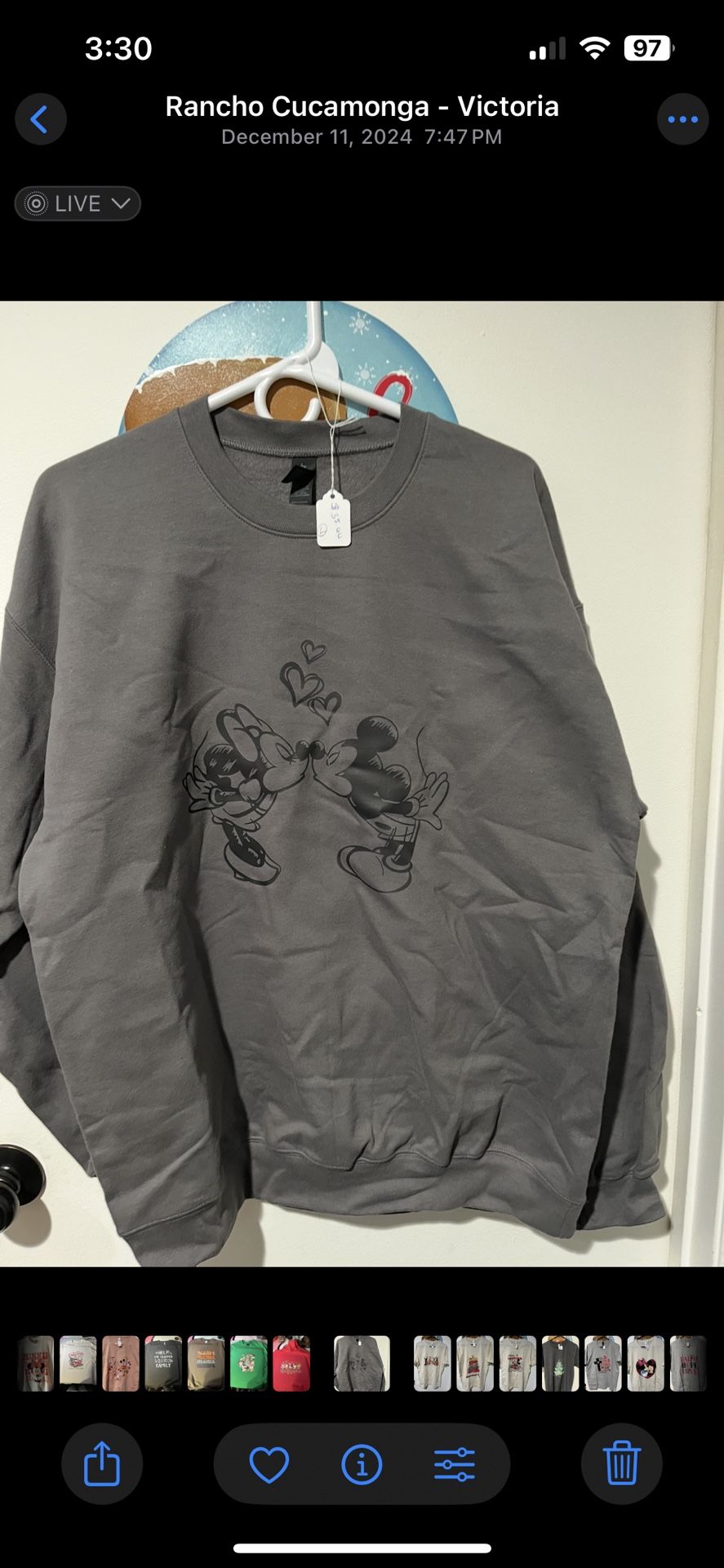 Mickey And Minnie Sweatshirt