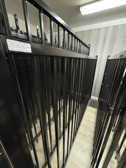 Iron Fence Flat top and Plain 5' H x 8' L per piece