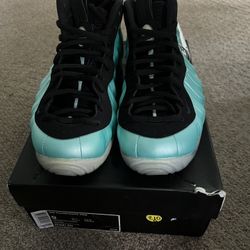 Nike Air Foamposite Pro Island Green Size 9