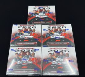 2026 Topps Chrome Formula 1 F1 Racing Mega Box Sealed