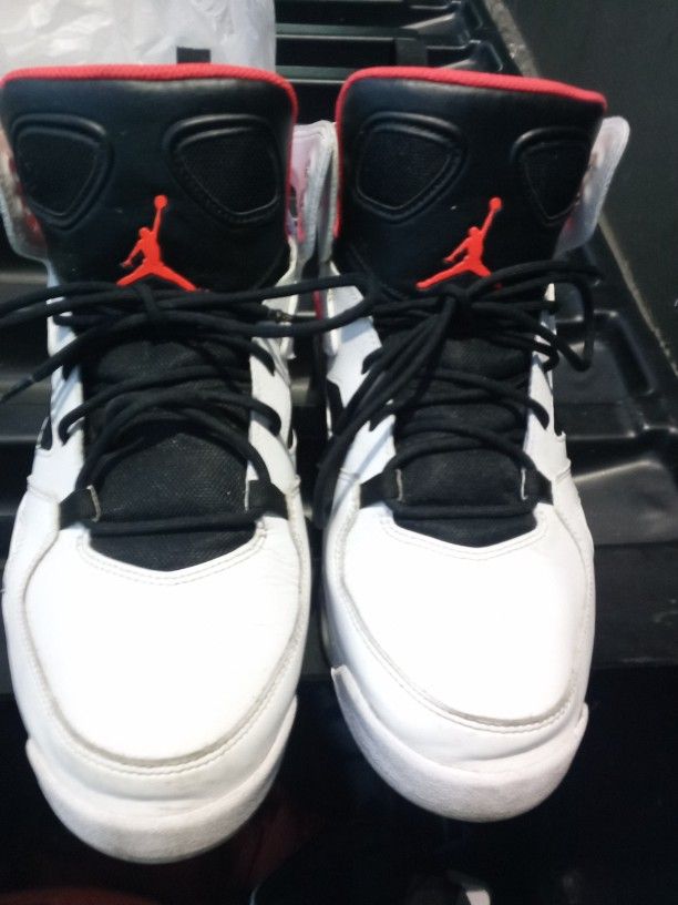 Men's Jordans '91 Flight Clubs White/Infrared Sz12