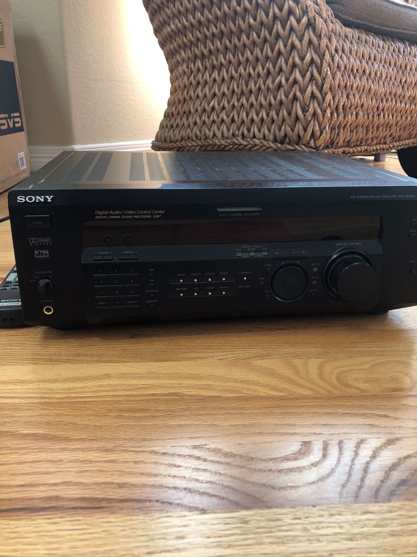 Sony Receiver with Remote