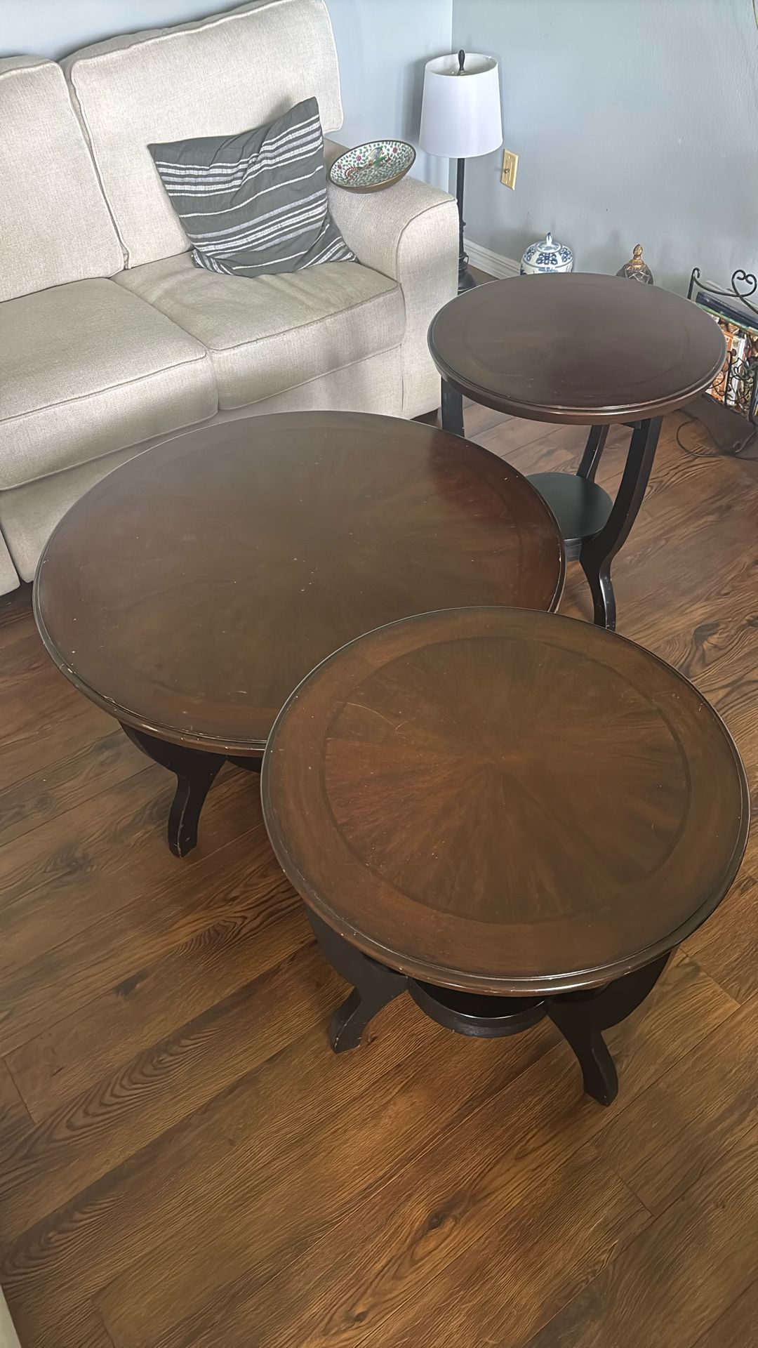 Coffee Table And 2 End Tables