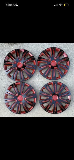 WINJET WJ-5088-14” Hubcaps Wheel Covers Set of 4 New Light Scratches
