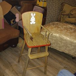 Vintage Doll High Chair