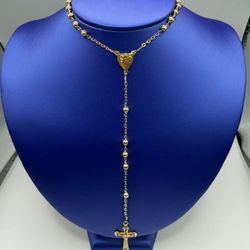 14K Rosario Necklace 