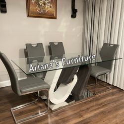 New Dining Table Set 71x35