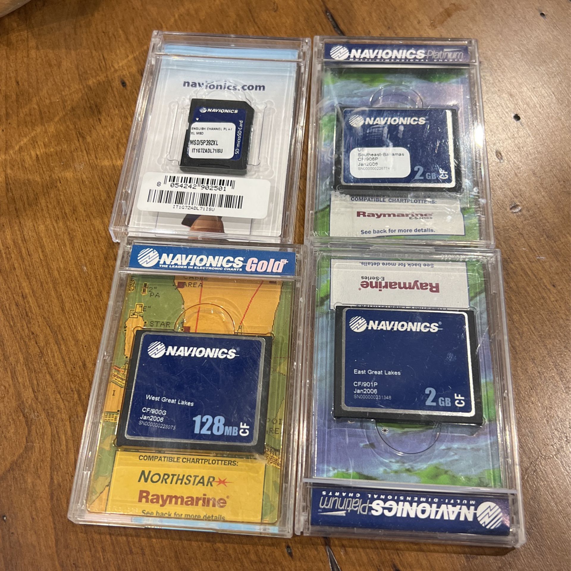 Navionics Raymarine Sd cards 
