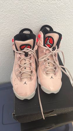 Air Jordan 6 Rings Pink High-Top Sneakers