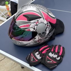 Helmet And Gloves
