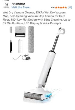 New wet/dry self cleaning, vacuum mop