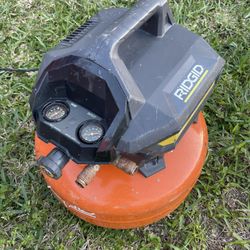 6 Gal. 150 PSI Portable Electric Oil-Free Jobsite Pancake Air Compressor with Dual Pressure Gauges