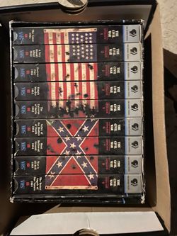 The Civil War PBS VHS 9-Episode Box Set