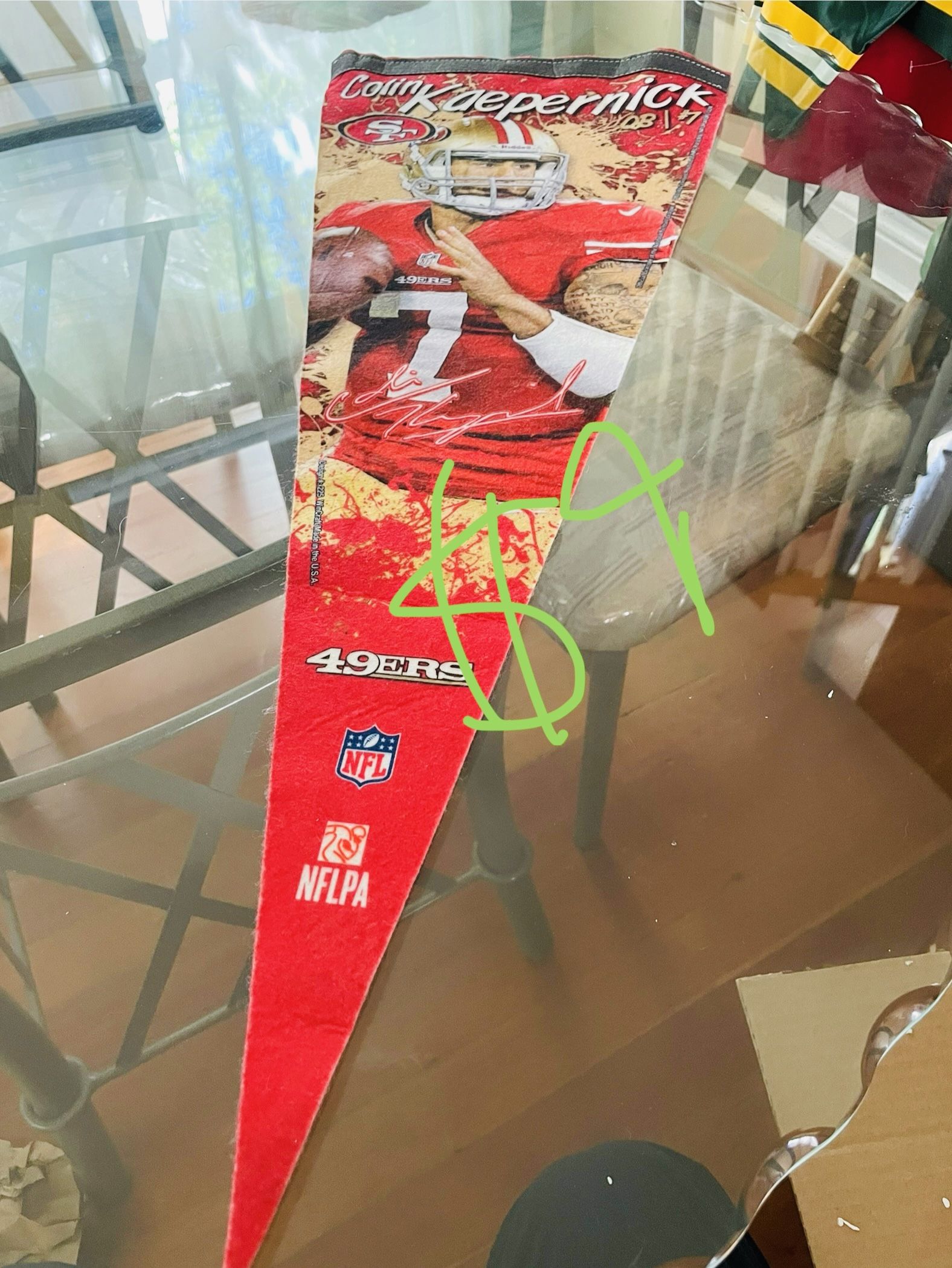 colin kaepernick 49ers pennant