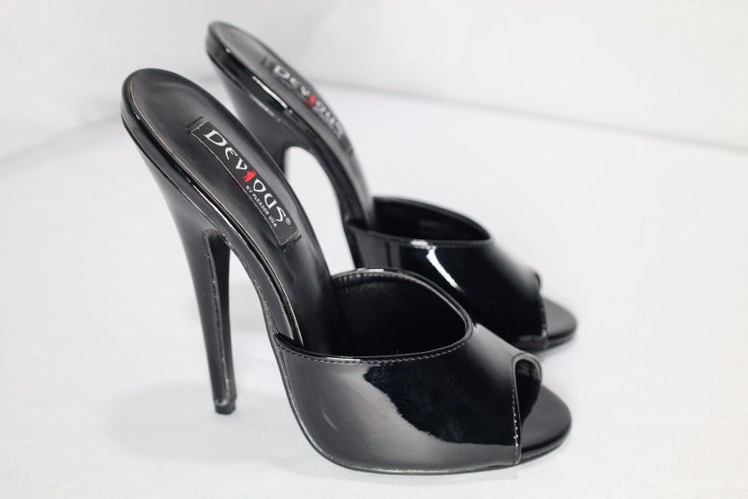 Devious Black Heels