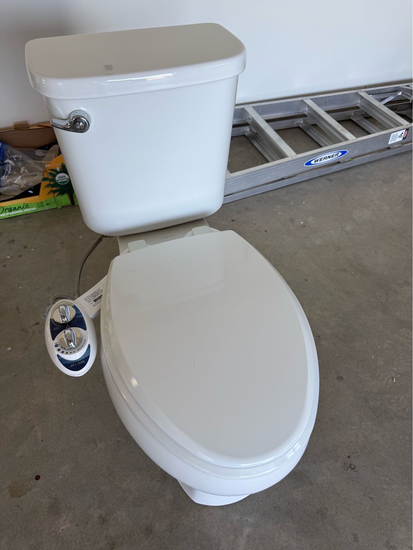 Sterling Toilet with Luxe Bidet Neo 120