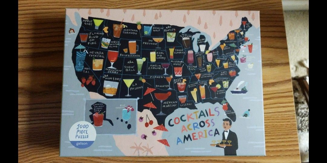 Cocktails Across America Puzzle From Therapy Store