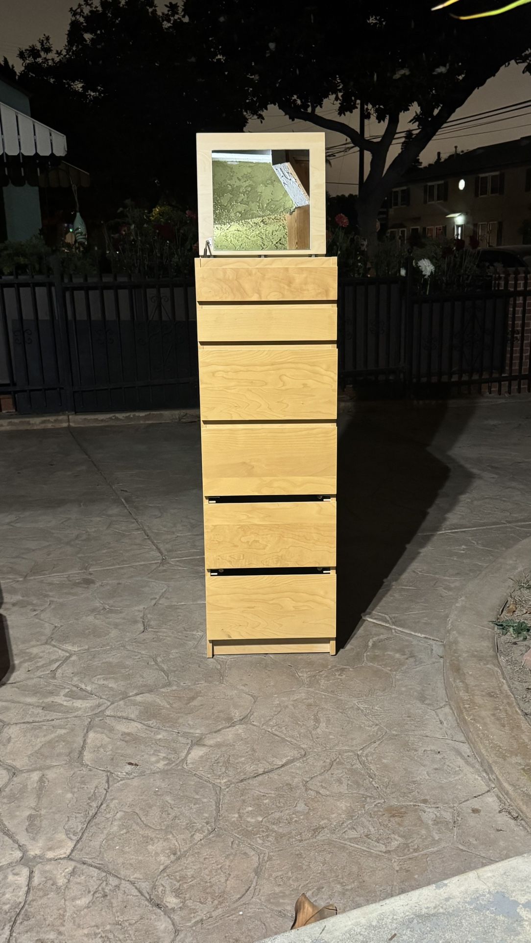 Tall Vanity Dresser With Mirror