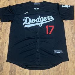 Los Angeles Dodgers Stitched Black Shohei Ohtani Jerseys