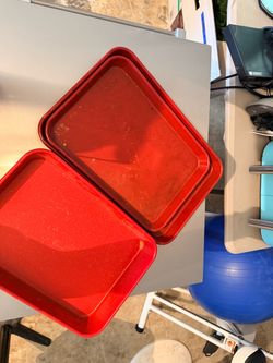 Set of 3 Red Baking Pans – $15
