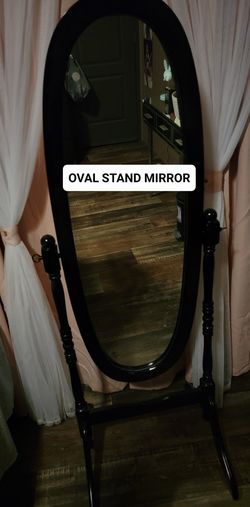 OVAL STAND MIRROR 