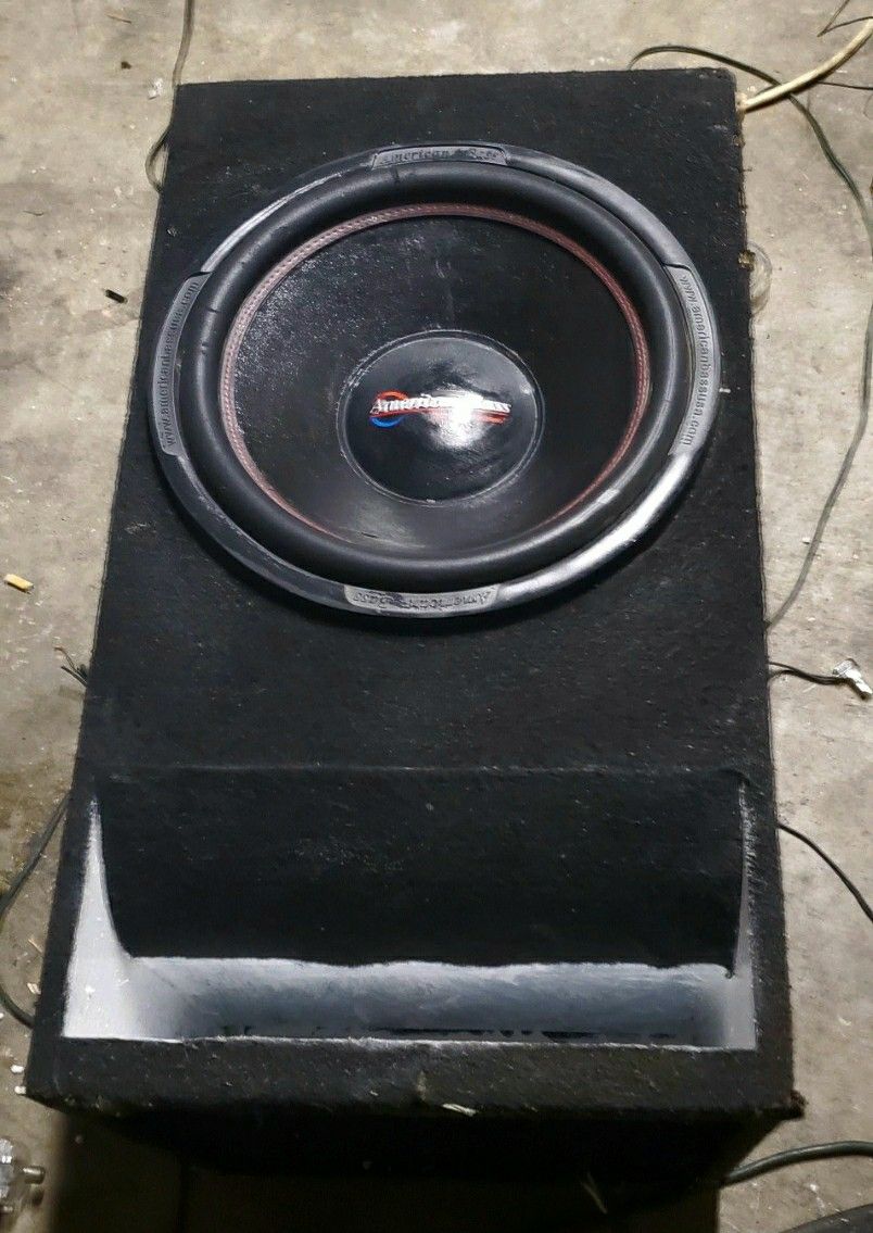 American Bass XD15D1 4000 watts in custom box