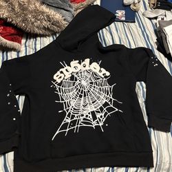 Black Sp5der Hoodie Size Xl But Feels Like Large