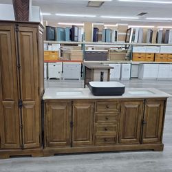 Bathroom Vanity 72" Combo Set
