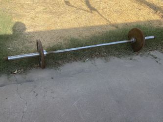 Standard Barbell 70LBS+ Weight Included
