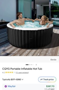 CQYG Portable Inflatable Hot Tub