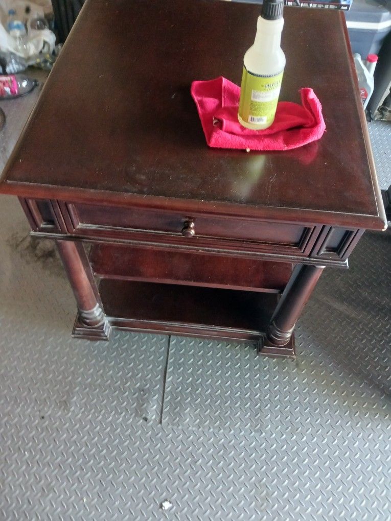 Dark Brown End Table