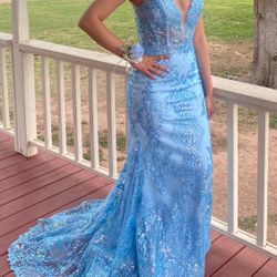 Blue Prom Dress
