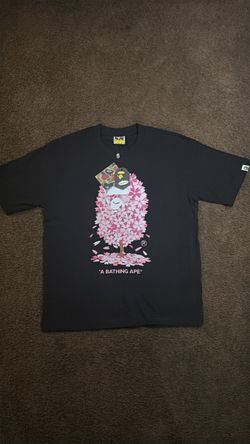 Sakura pink bape shirt L