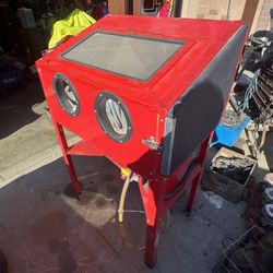 sandblast cabinet with upgrades 