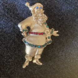 Vintage Pell Santa Pin