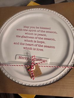 Mudpie Christmas platter